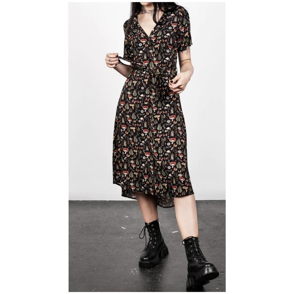 Luthian button up shirt dress